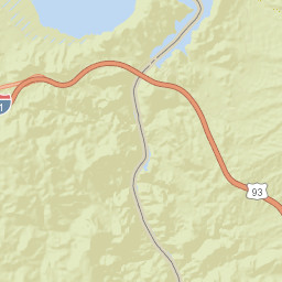 Kingman Wash Access Road, Temple Bar Marina Street Map