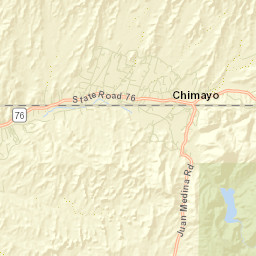 Chimayo Street Map