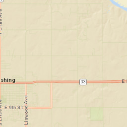 Cushing Street Map