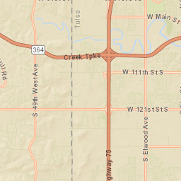 912-972 West 96th Street Jenks OK Street Map