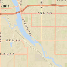 Jenks Street Map