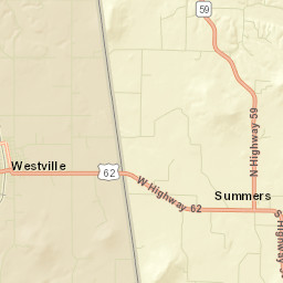 Summers Arkansas Street Map