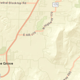 Starks Arkansas Street Map