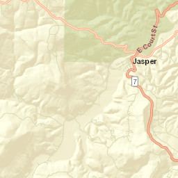 Jasper Arkansas Street Map