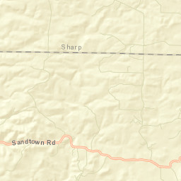 Sandtown Arkansas Street Map