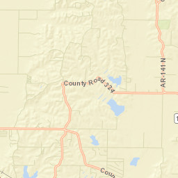 Oak Ridge Arkansas Street Map