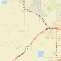 Gosnell Arkansas Street Map