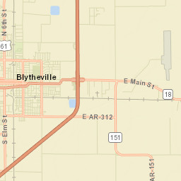 North Franklin Street, Blytheville, AR 72315 Street Map