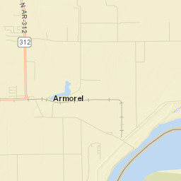 Barfield Arkansas Street Map