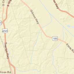 Fruitland Tennessee Street Map