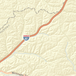 Whitehouse Tennessee Street Map