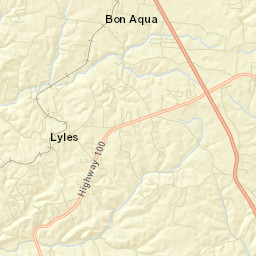 Wrigley Tennessee Street Map