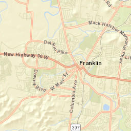 Westfield Estates Tennessee Street Map