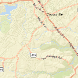 Woodstock Estates Tennessee Street Map