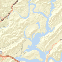 Little Emory Tennessee Street Map