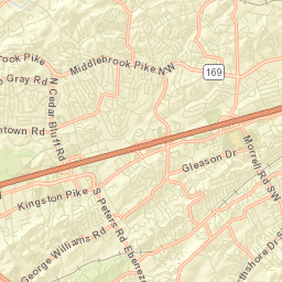 Westborough Tennessee Street Map