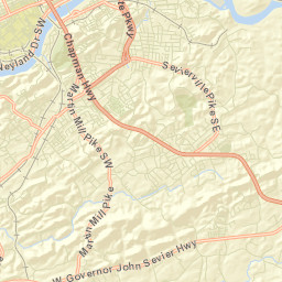 Whites Village Tennessee Street Map