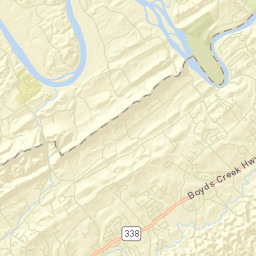 Union Valley Tennessee Street Map