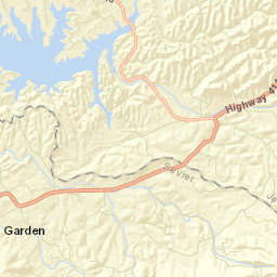 Sandy Ridge Tennessee Street Map