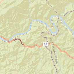 Wolf Creek Tennessee Street Map