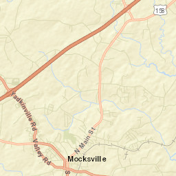 Mocksville Street Map