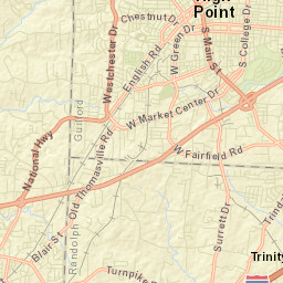 Trinity Street Map