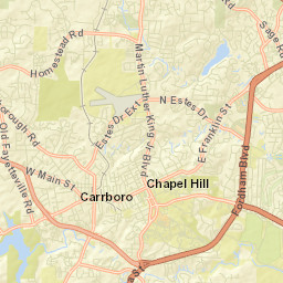 Chapel Hill Street Map