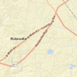 Rolesville Street Map