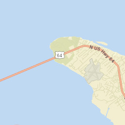 Manteo Street Map