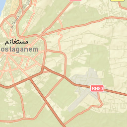 Mostaganem Street Map