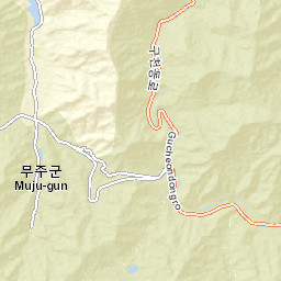 Muju-gun Street Map