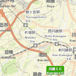Kawagoe-shi Street Map