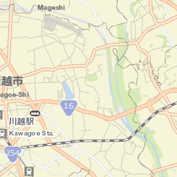 Kawagoe Street Map