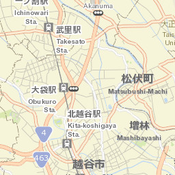 Koshigaya Shi Street Map