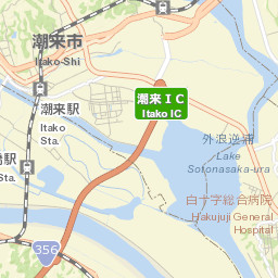 Itako Street Map