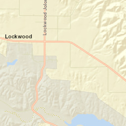 Lockwood California Street Map