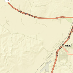 Canadian Street Map