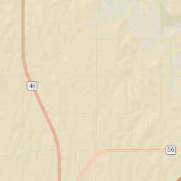 Creek County Street Map