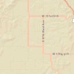 11709-11899 South 129th West Avenue, Sapulpa Street Map