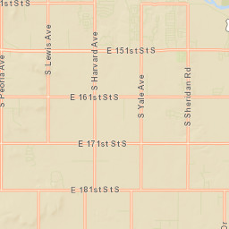 2802-2998 E 161st St Bixby OK 74008 Street Map