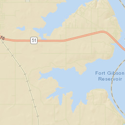 2049-2175 Oklahoma 51 Wagoner OK Street Map