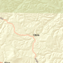 Onia Arkansas Street Map