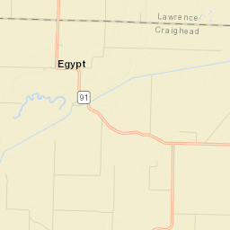 Winesburg Arkansas Street Map