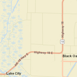 Poplar Ridge Arkansas Street Map