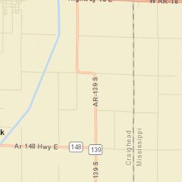 Rokey Arkansas Street Map