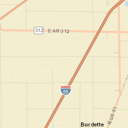 Lemsford Arkansas Street Map