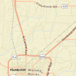 New Shiloh Tennessee Street Map