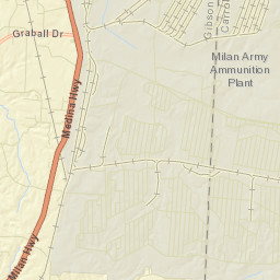 Sitka Tennessee Street Map