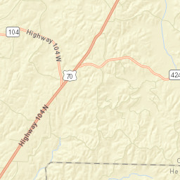 Howley Tennessee Street Map