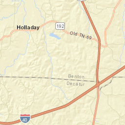 McIllwain Tennessee Street Map